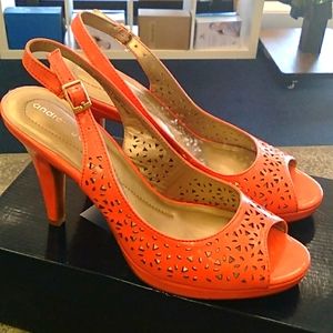 Andrew Gellar Carmine Coral Size 10